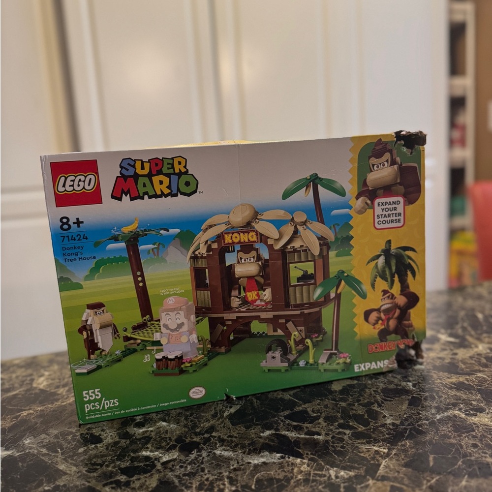 NEW LEGO SUPER MARIO DONKEY KONG TREEHOUSE EXPANSION SET 71424
